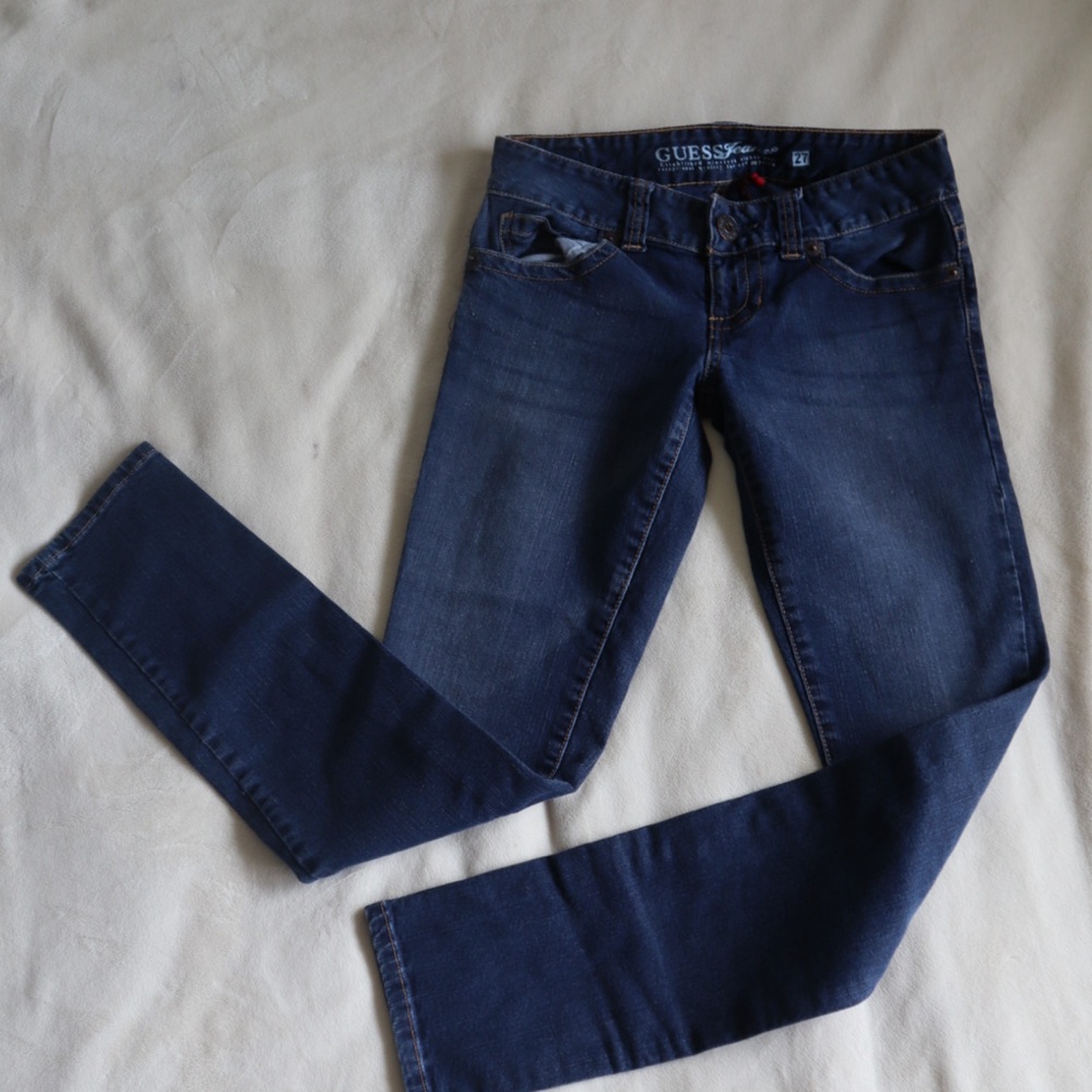 Guess Women's Indigo Straight Leg Jeans